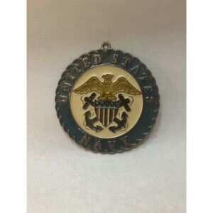United States Navy Ornament Sun Catcher Vintage